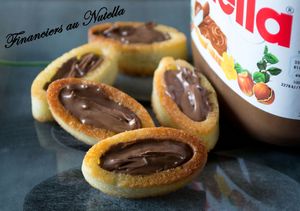 Financiers au Nutella