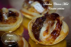 Quiches Chèvre Miel Tomates séchées