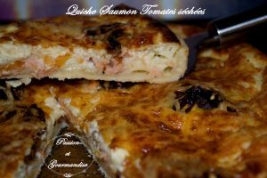 Quiche Saumon fumé Tomates séchées