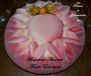 Bavarois Ananas Fruits Exotiques