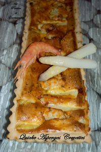 Quiche Asperges Crevettes
