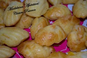 Madeleines Apéritives chèvre/poivron