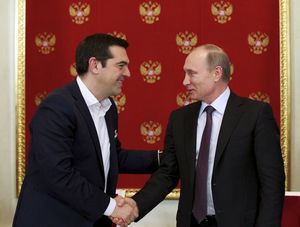 Tsipras à Moscou-Poutine