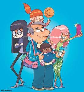 La petite famille au complet