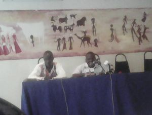 Best King & BERAL MBAIKOUBOU (artiste, écrivain et actuel député à l’Assemblée nationale tchadienne)