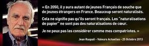 . Raspail : Notre civilisation est en train de disparaître
