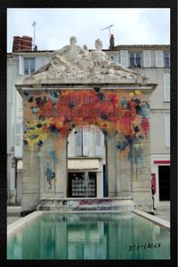 Fontaine place Colbert Rochefort.