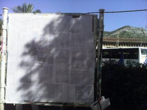 Affichage des marchands de spectacles