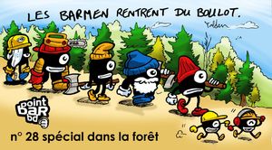 BarMan, mascotte du fanzine Point Bar BD