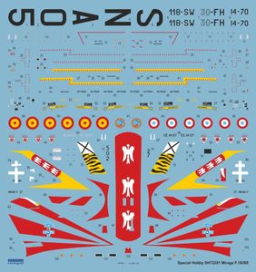 Mirage F.1B/BE - EC 3-33 "Lorraine" & E.R.2/33 "Savoie" - Special sheme
