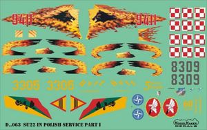 Su-22UM-3K/M4 "Fitter" - 8 elt & 7 plb-R - Polish Air Force - Special sheme