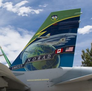 McDonnell Douglas CF-188 "Hornet" - Aéroparc of Air and Space Museum of Peterson Air Force - Special marking NORAD