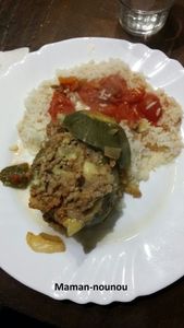 Courgettes farcies avec le cookeo