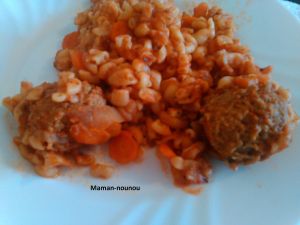 Coquillettes aux boulettes