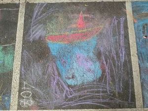 Dessin à la craie