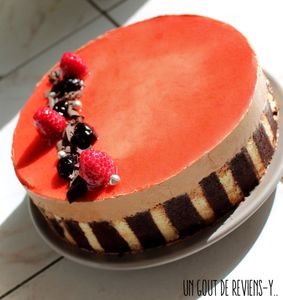 Entremets Choco Cerise