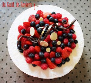 Entremets Fromage Blanc, Fruits Rouges et touche citron vert
