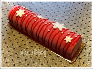 Bûche Framboise Nougat