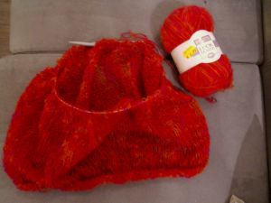 Une laine toute douce pour ce snood