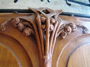 détails de la porte d'entrée