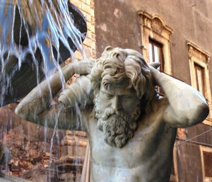 Les fontaines de Catane, Sicile Fontane di Catania, Sicilia
