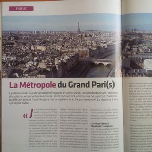 > La Métropole du Grand Paris dans Le magazine de l'ingénierie territoriale