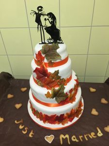 Gateau de mariage en pâte à sucre...Le retour
