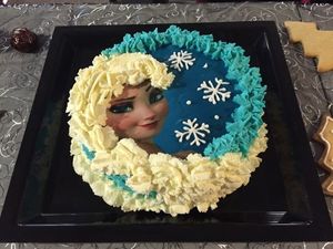 Gateau La Reine Des Neiges (Frozen)