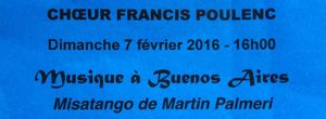 RANDO/CONCERT DU DIMANCHE 7 FEVRIER 2016