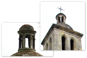Les lanternons du château et de l'église