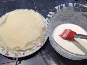 Quand tu n'as plus de feuilles de brick tu as la pâte à samoussa par là !
