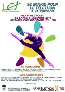 Téléthon Samedi 5 décembre 2015 avec LCJ