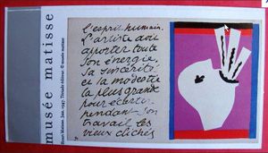 Ticket d´entrée au musée Matisse