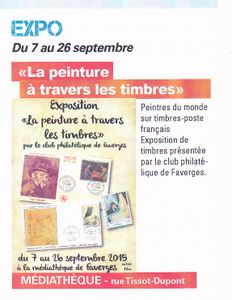 "La Peinture à travers les timbres"
