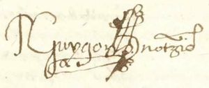 Maître Noël Guigon, notaire ducal royal de Faverges