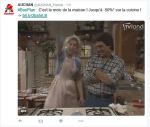 Grande distribution : le mois de la maison chez AUCHAN surfe sur Twitter