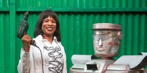 RDC : Thérèse Izay et son robot 100 % « made in Kin »