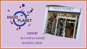 HUGO PLANET. 8 rue Monge, 75005 Paris.