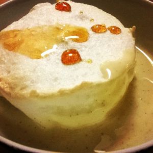 Ile flottante, oeufs à la neige, cuisson au four