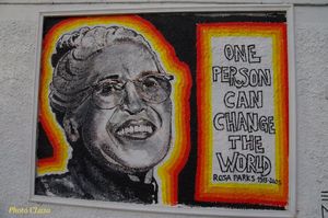 Rosa Parks fait le mur dans le XIXe arrondissement de Paris