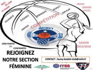 LE BASKET FÉMININ A AUSSI SA PLACE À BUSSY 