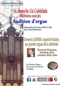 Auditions d'orgue à la cathédrale de Meaux