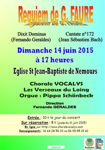 Requiem de Fauré à Nemours (77)