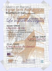 La rentrée des orgue à Marcq-en-Baroeul