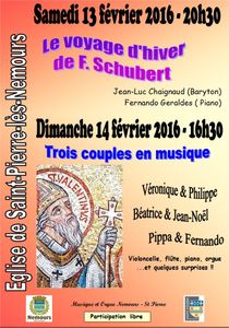 Concerts pour la Saint-Valentin
