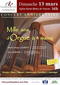 Concert anniversaire à Vanves