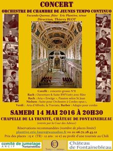 Concert orchestre de chambre de jeunes à Fontainebleau