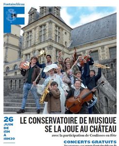 Le Conservatoire de musique de Fontainebleau se la joue au château.
