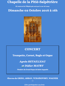 Concert Cuivres et Orgue à La Salpétrière