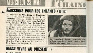 Mercredi 23 Mai 1973 : Muriel une dernière fois en télé pour 73